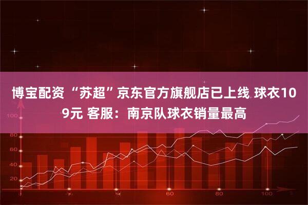 博宝配资 “苏超”京东官方旗舰店已上线 球衣109元 客服：南京队球衣销量最高